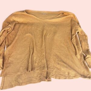 Women's American Eagle Waffle Knit Top